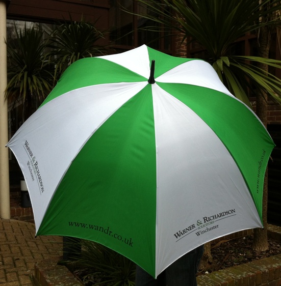 Printed golf umbrella